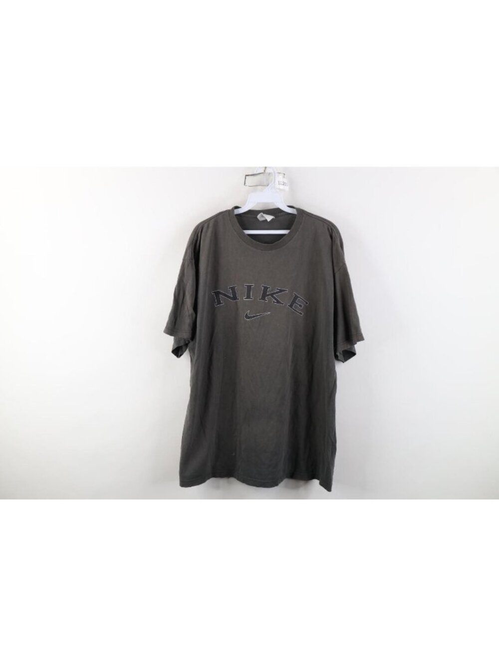 Vtg 90s Y2K Nike Mens Large Distressed Travis Scott Cetner Swoosh T-Shirt USA
